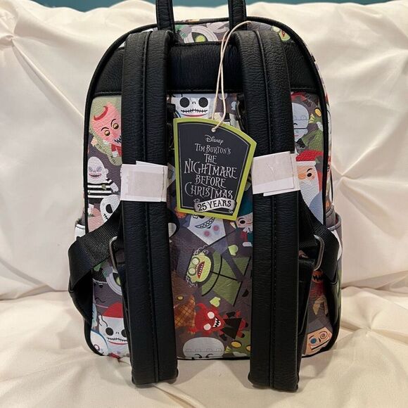 Loungefly The Nightmare Before Christmas Chibi Mini Backpack NWT RARE ❤️Logo NWT - Picture 5 of 7